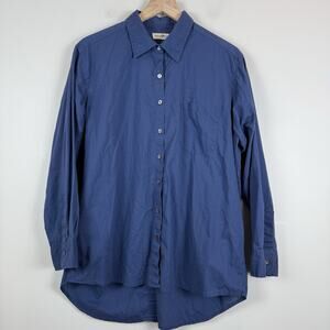 NATURAL LIFE Navy Blue Button-Down Shirt